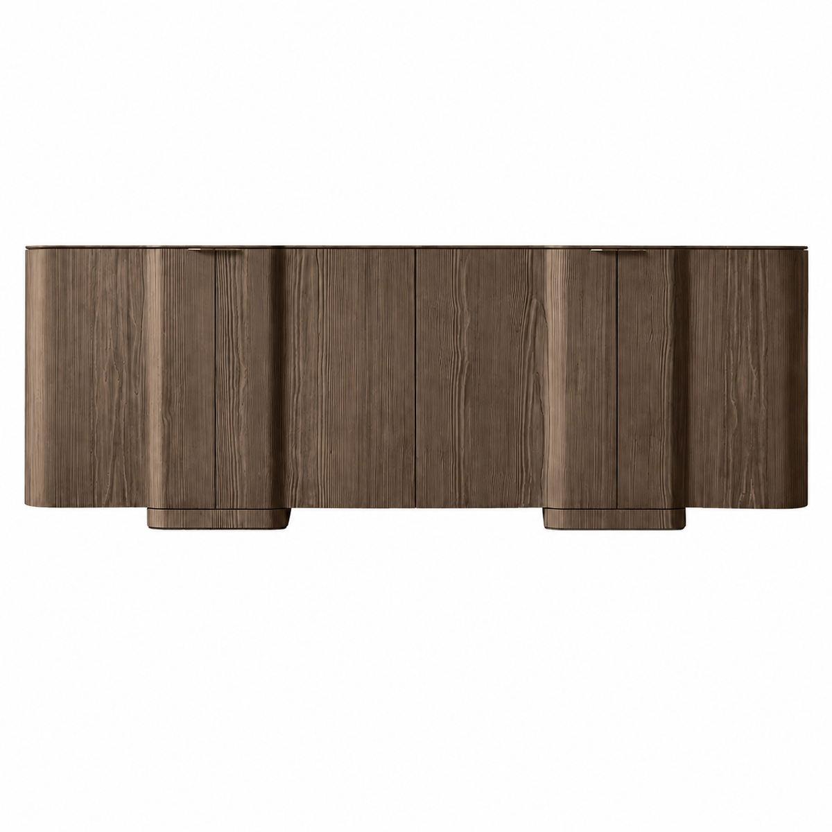 Corta Sideboard in natural oak on a white background