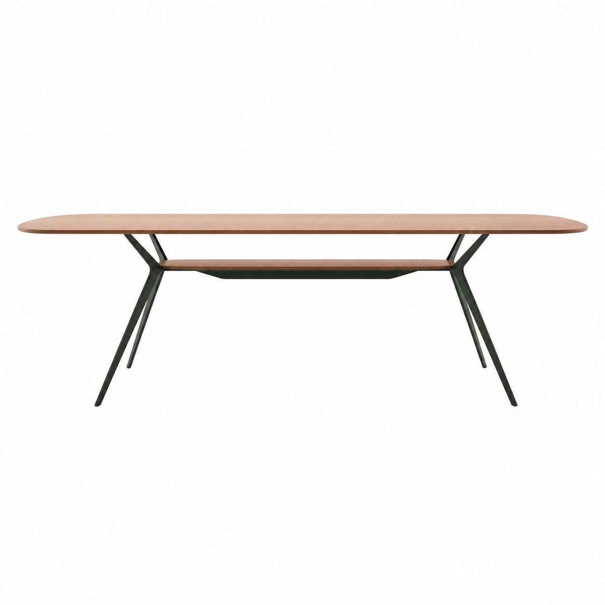 Horizon Metal-Leg Dining Table