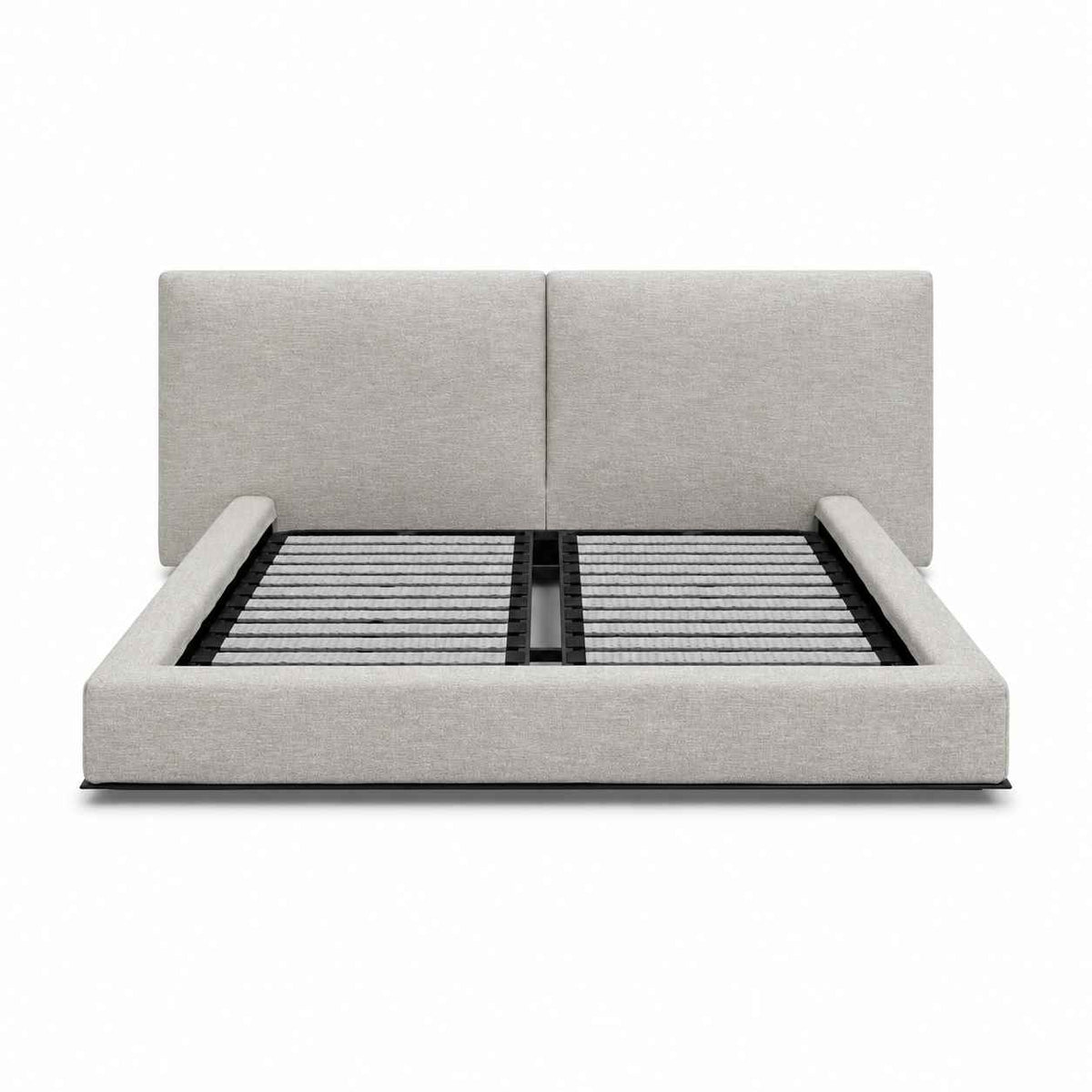 Slate Twin-Panel Bed