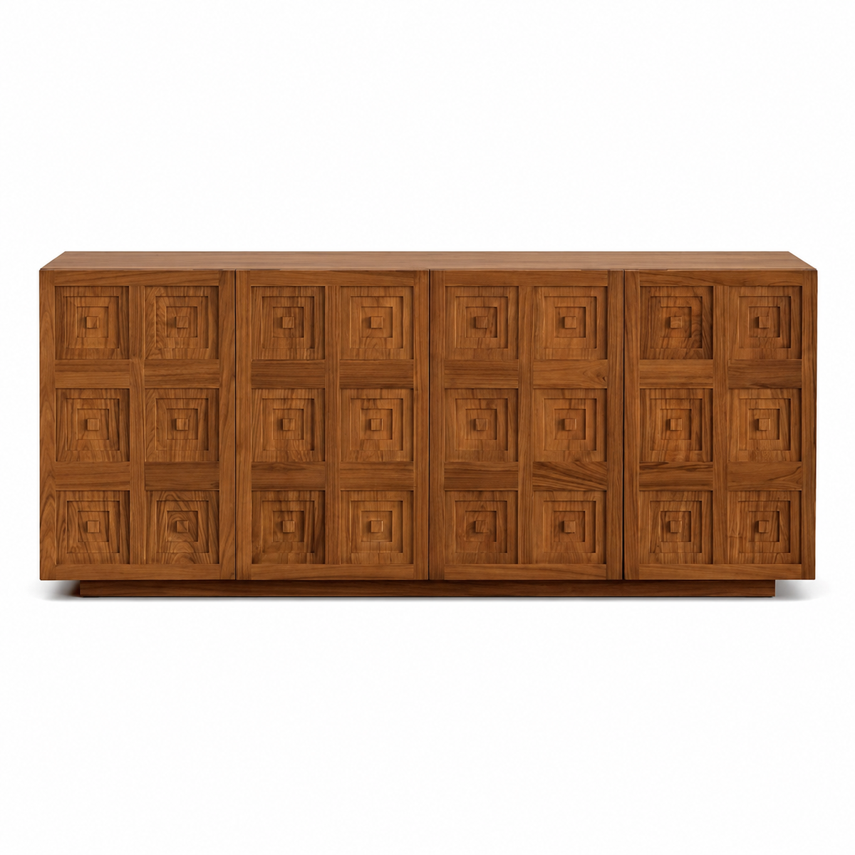 Carved Mosaic Sideboard