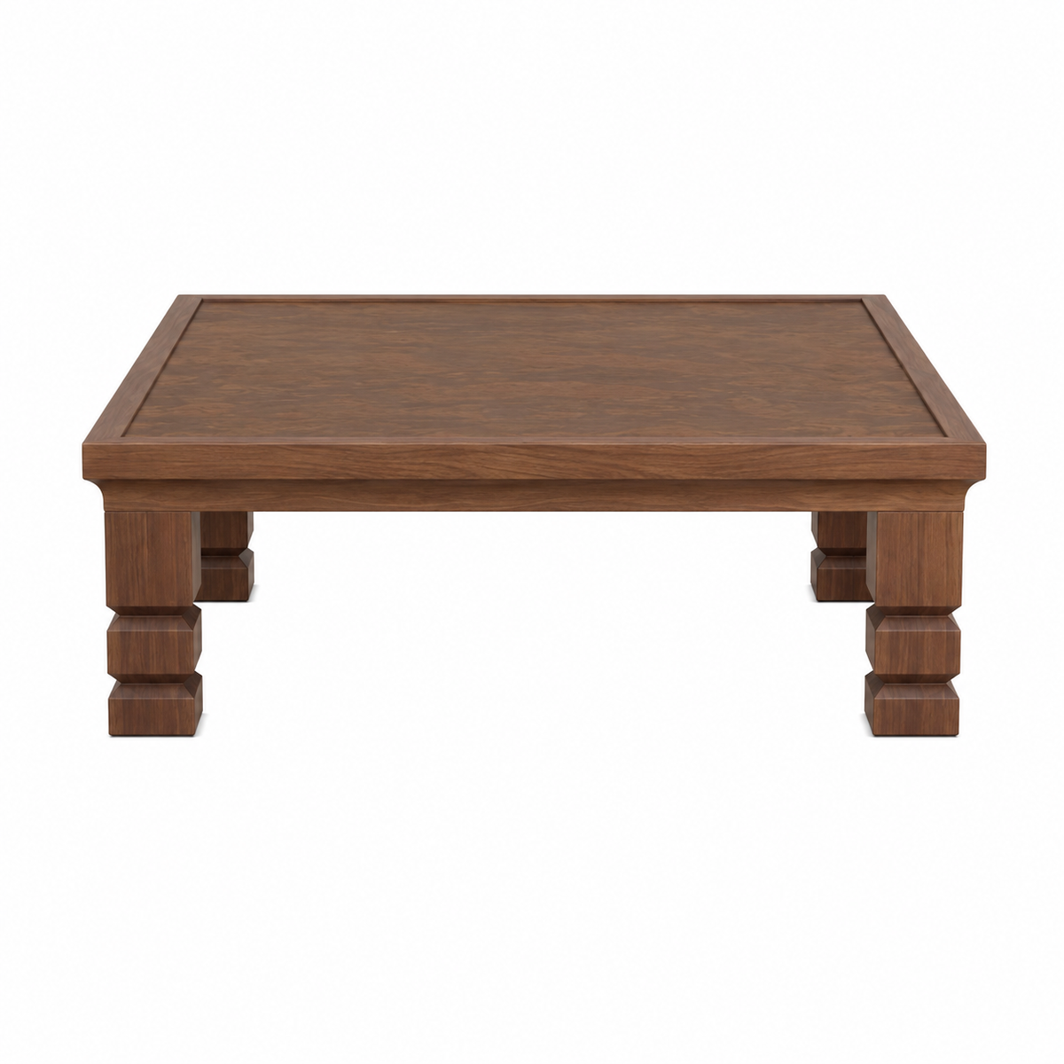 Block Leg Square Coffee Table