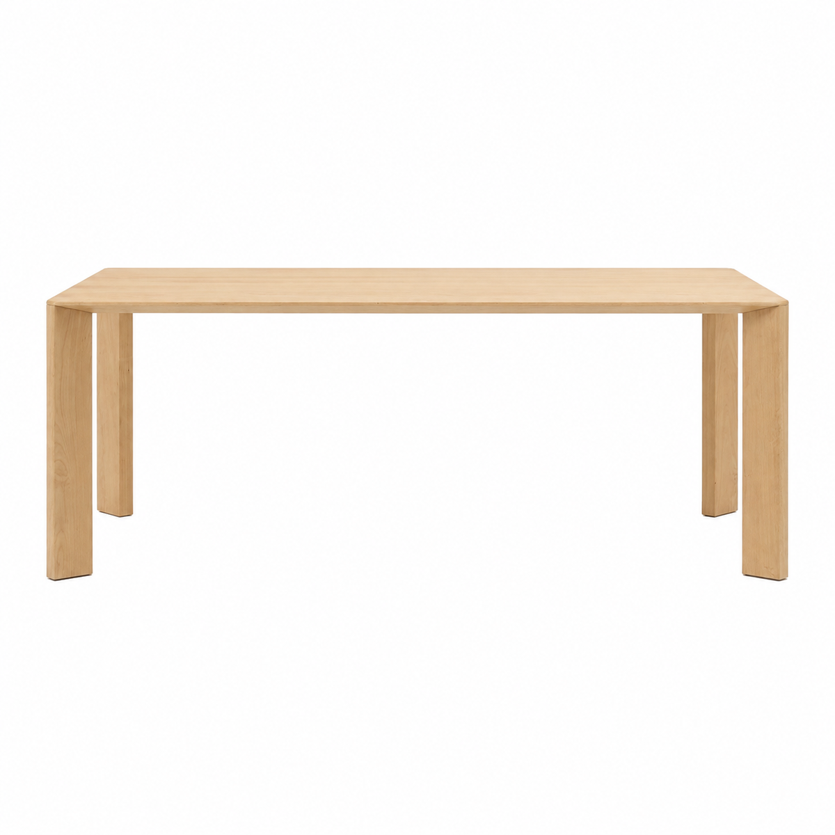 Linear Oak Console Table