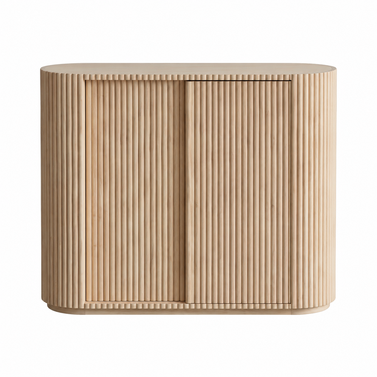 Fluted Arc Side Cabinet