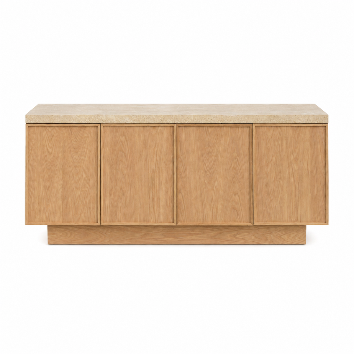 Stone Top Oak Sideboard