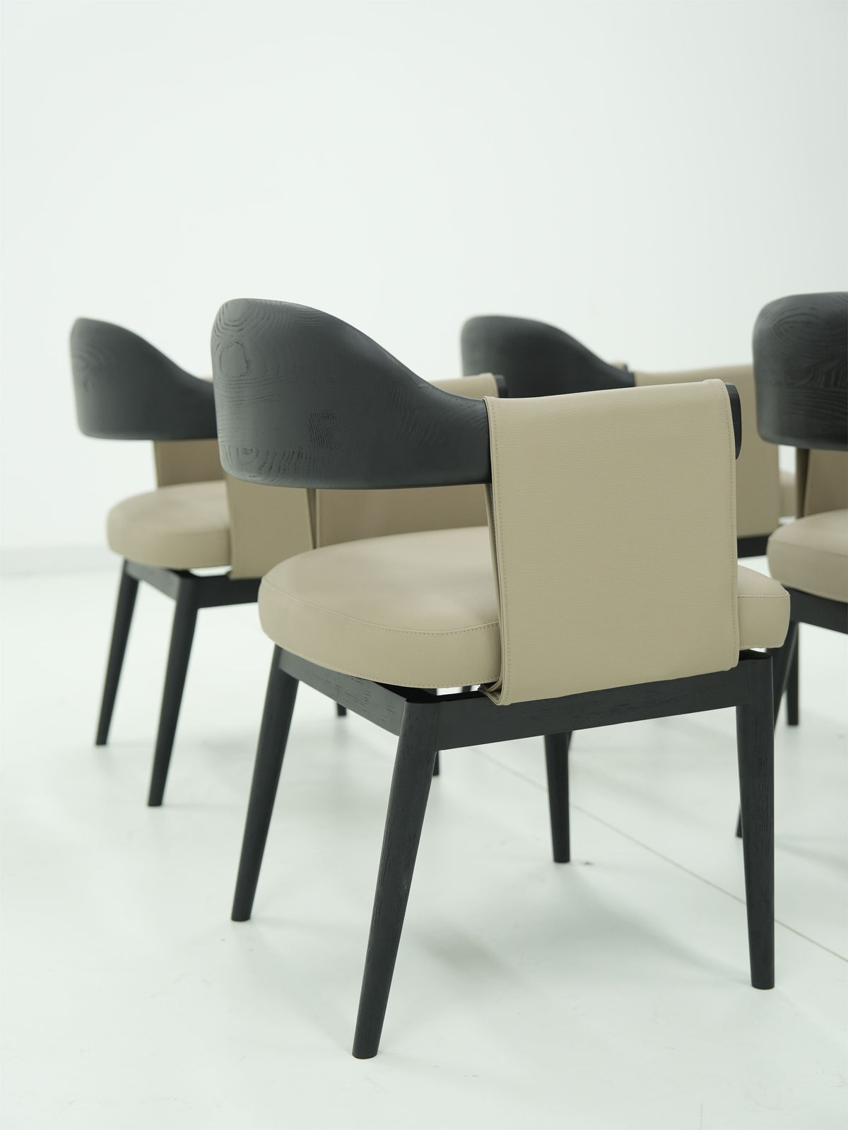 Noir Saddle Dining Chair detail image 4