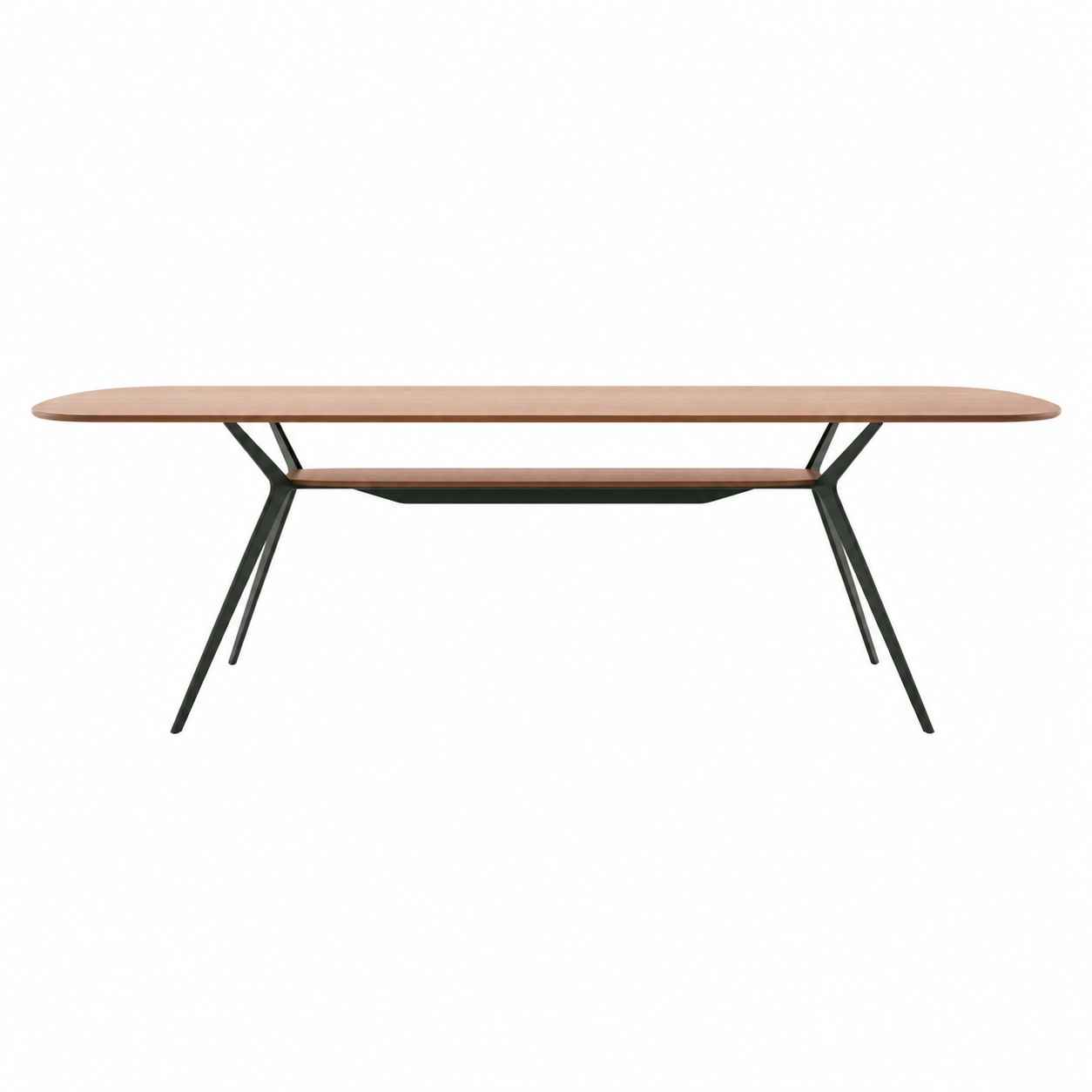 Horizon Metal-Leg Dining Table