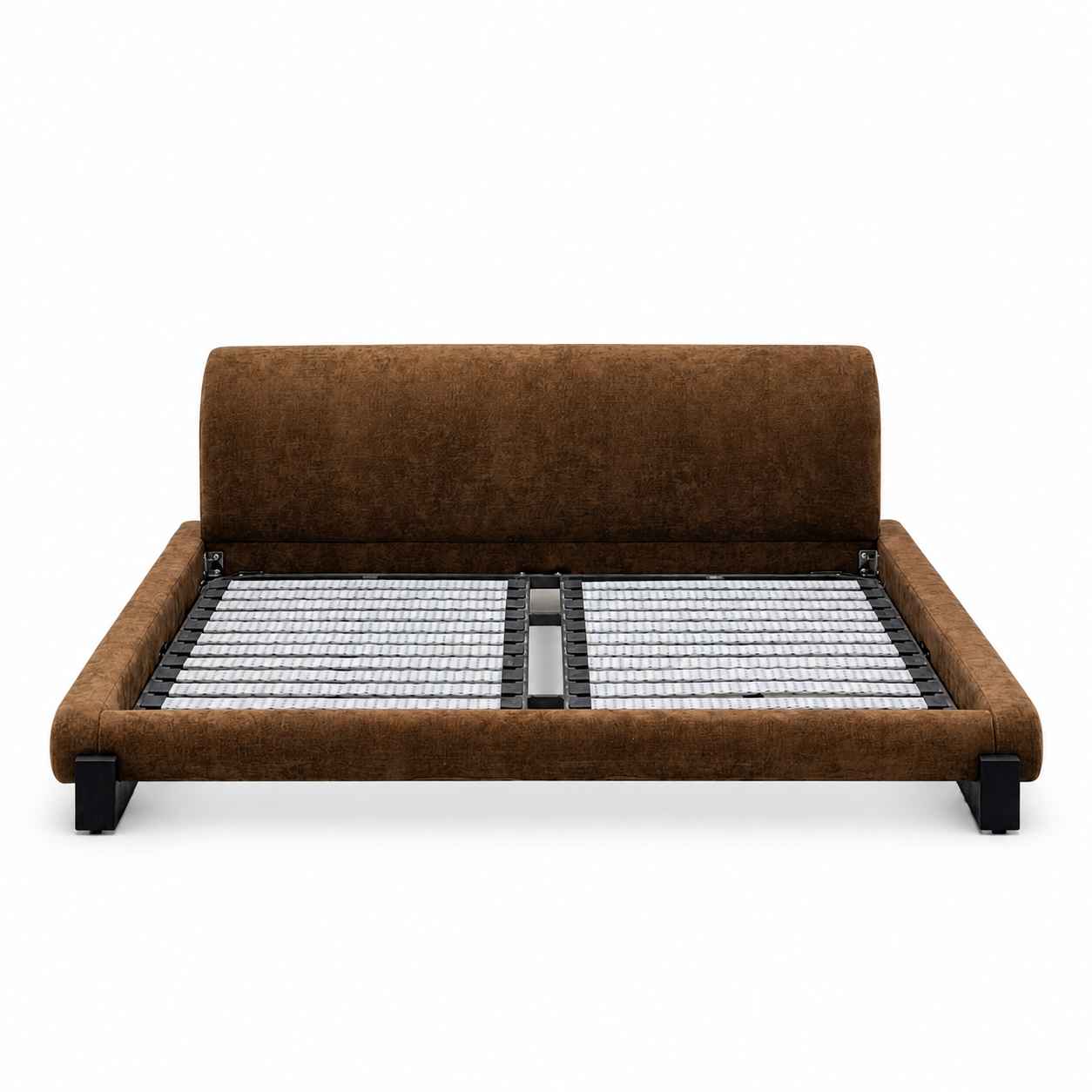 Cognac Bolster Bed