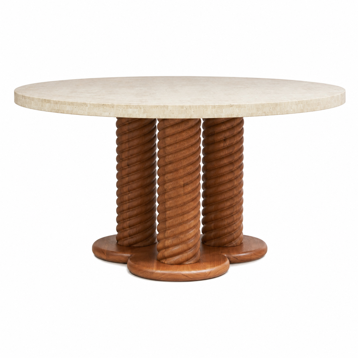 Rope Column Dining Table