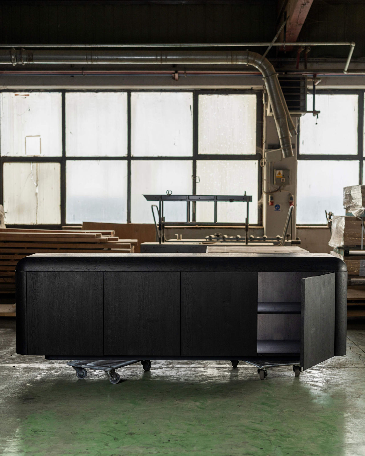 Noir Curved Sideboard detail image 5