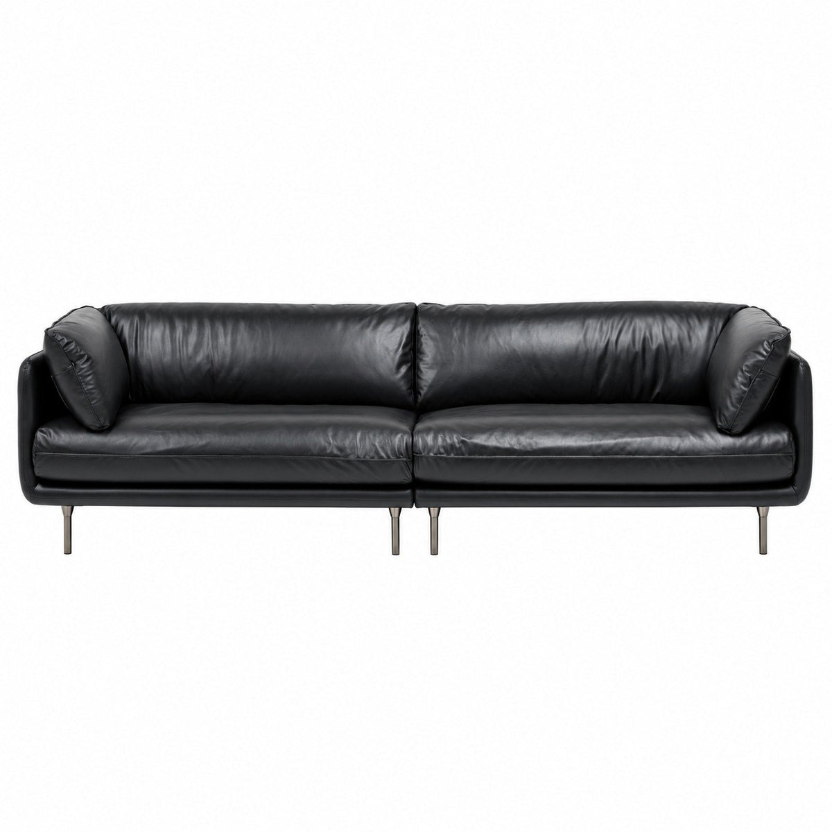 Noir Leather Lounge Sofa cover image