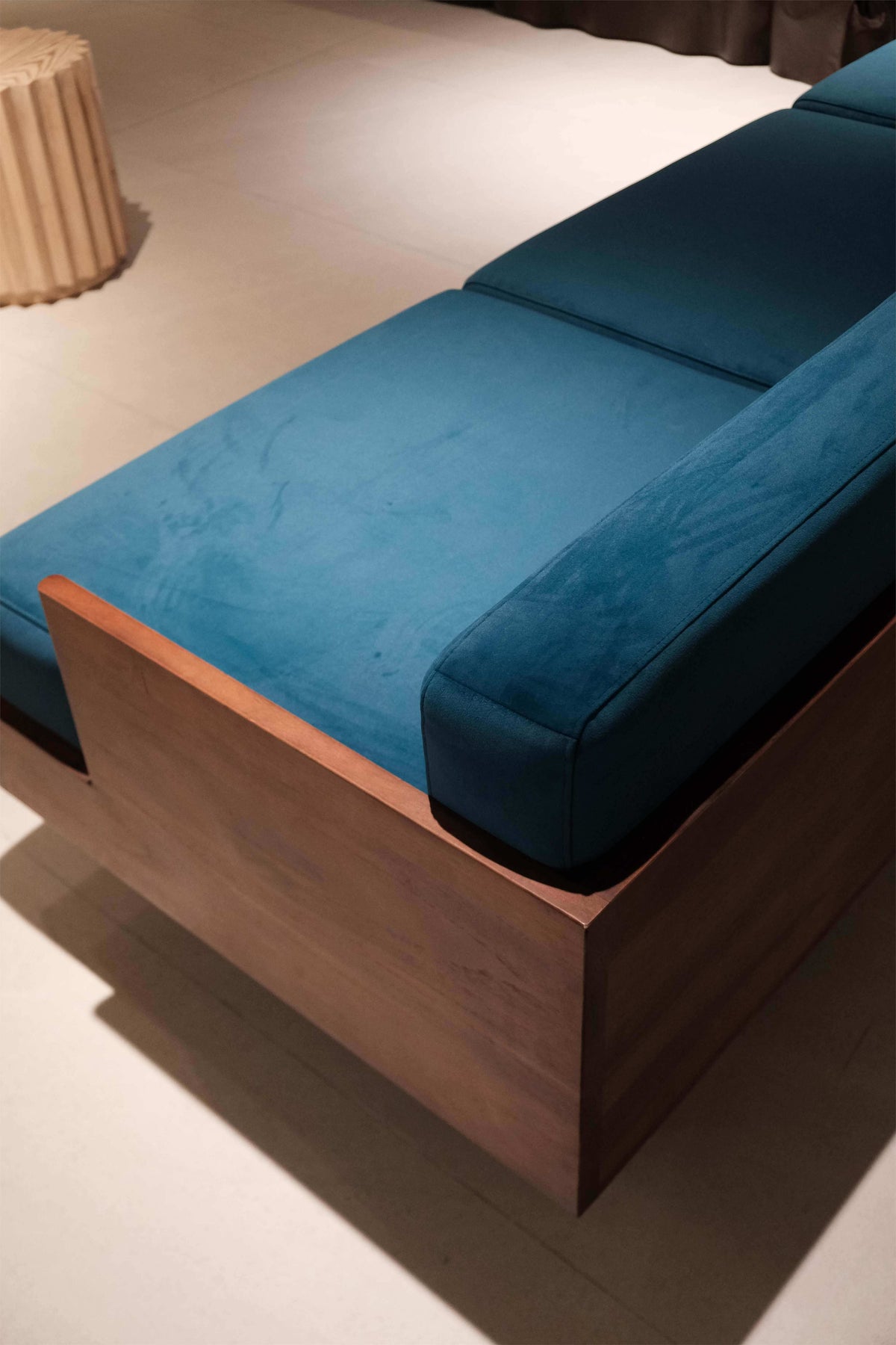 Azure Wood Frame Sofa detail image 3