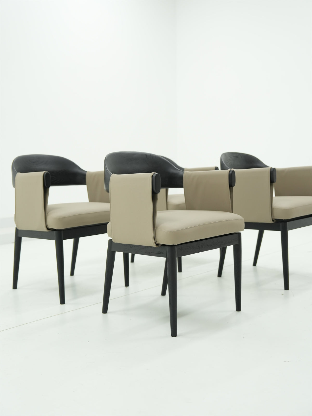 Noir Saddle Dining Chair detail image 2