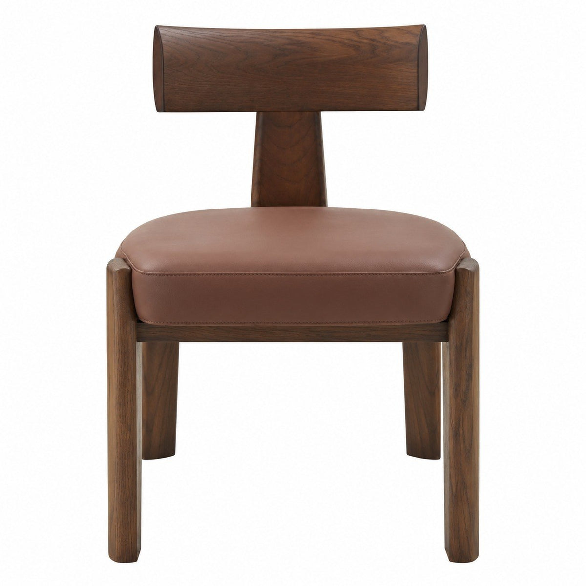 Walnut Leather Dining Chair cover image
